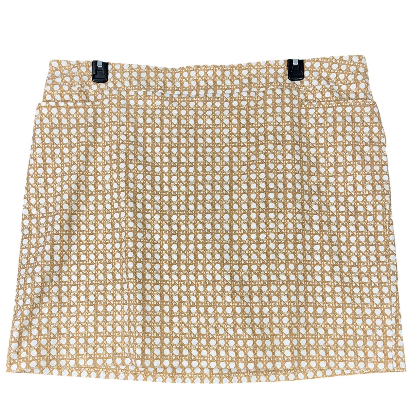Chicos Brigitte Skort Womens 20 Chiccore Earthy Softvibe Modernfit Jacquard